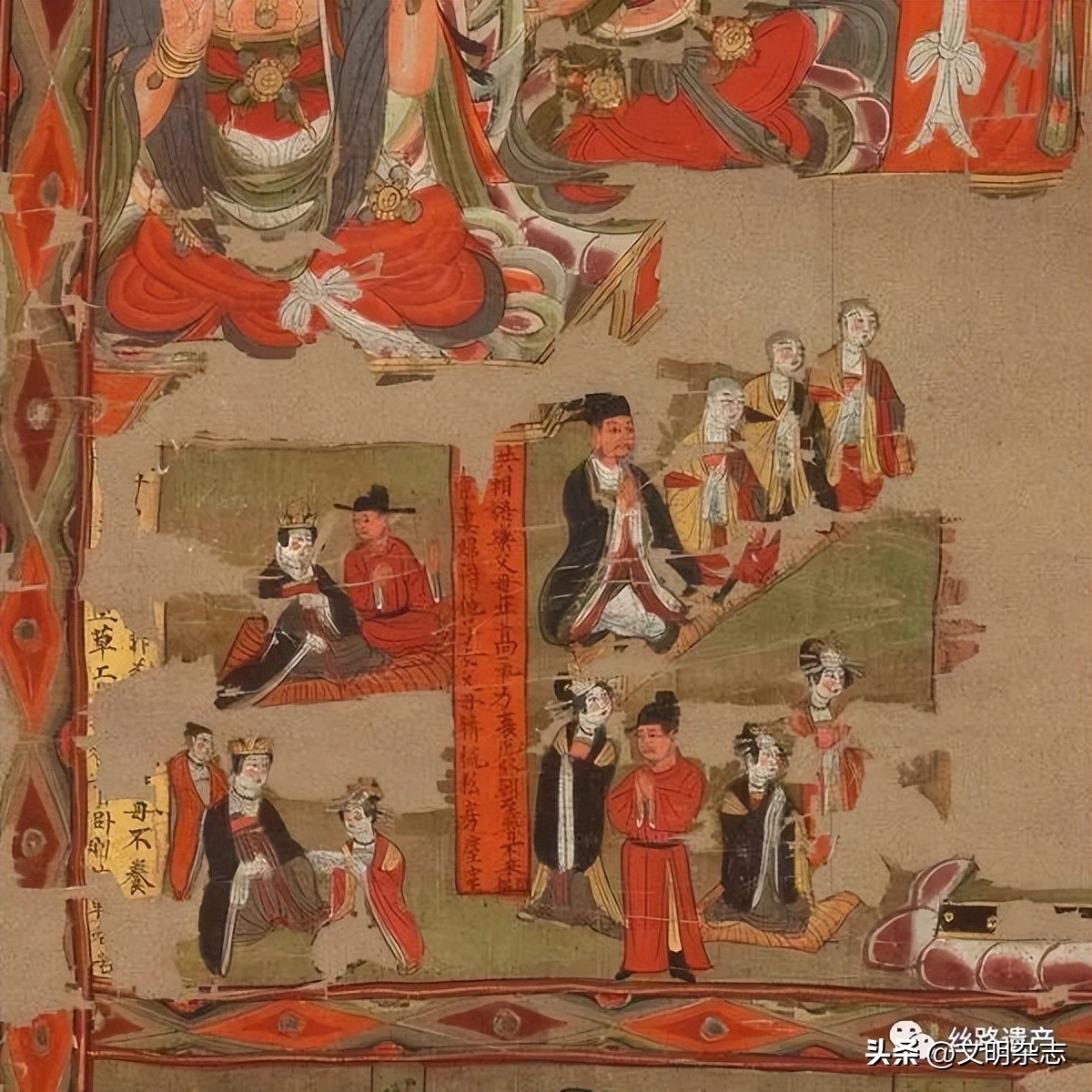 被斯坦因掠走的敦煌佛画,斯坦因敦煌大图