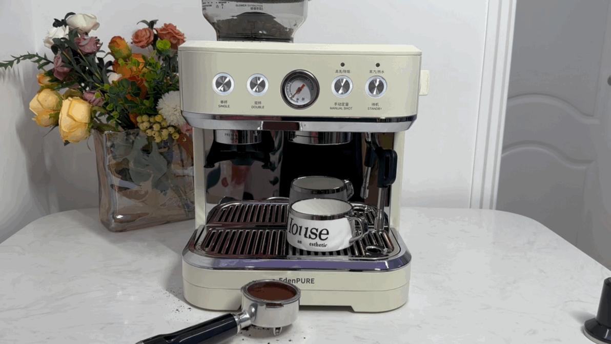在家也能享受专业咖啡师手艺，宜盾普EOS意式半自动咖啡机体验