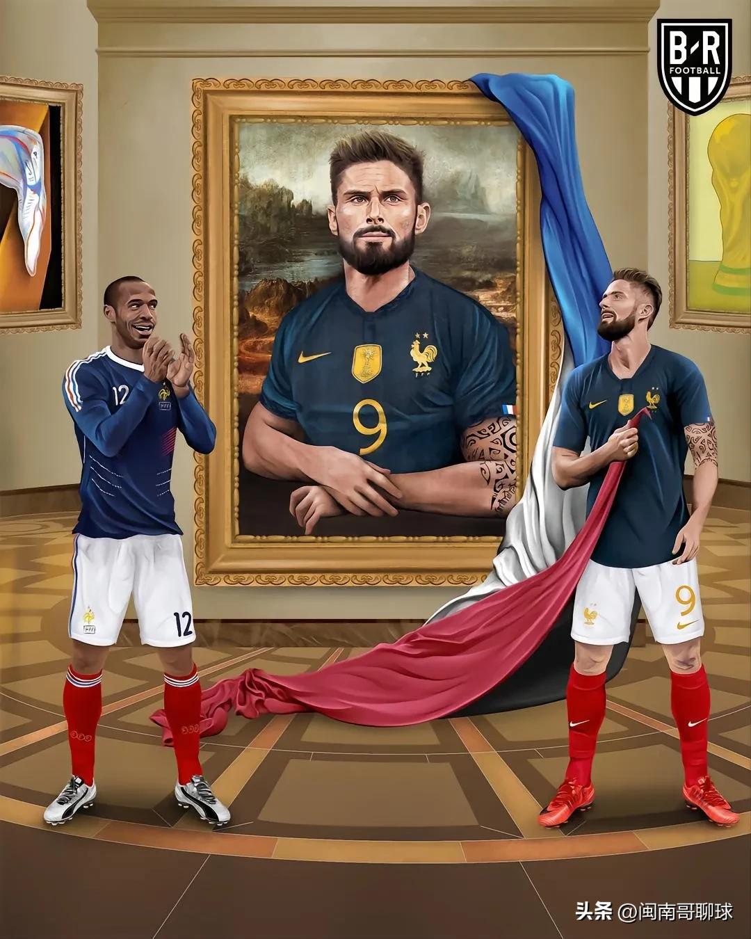 低调的法国队史第一射手-吉鲁：职业生涯进攻数据冠军荣誉一览