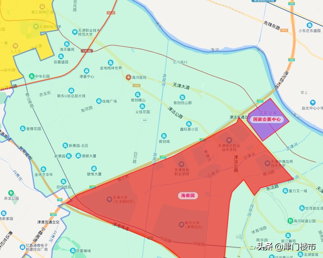 天津津南区哪的房子可以买,新天津人买房