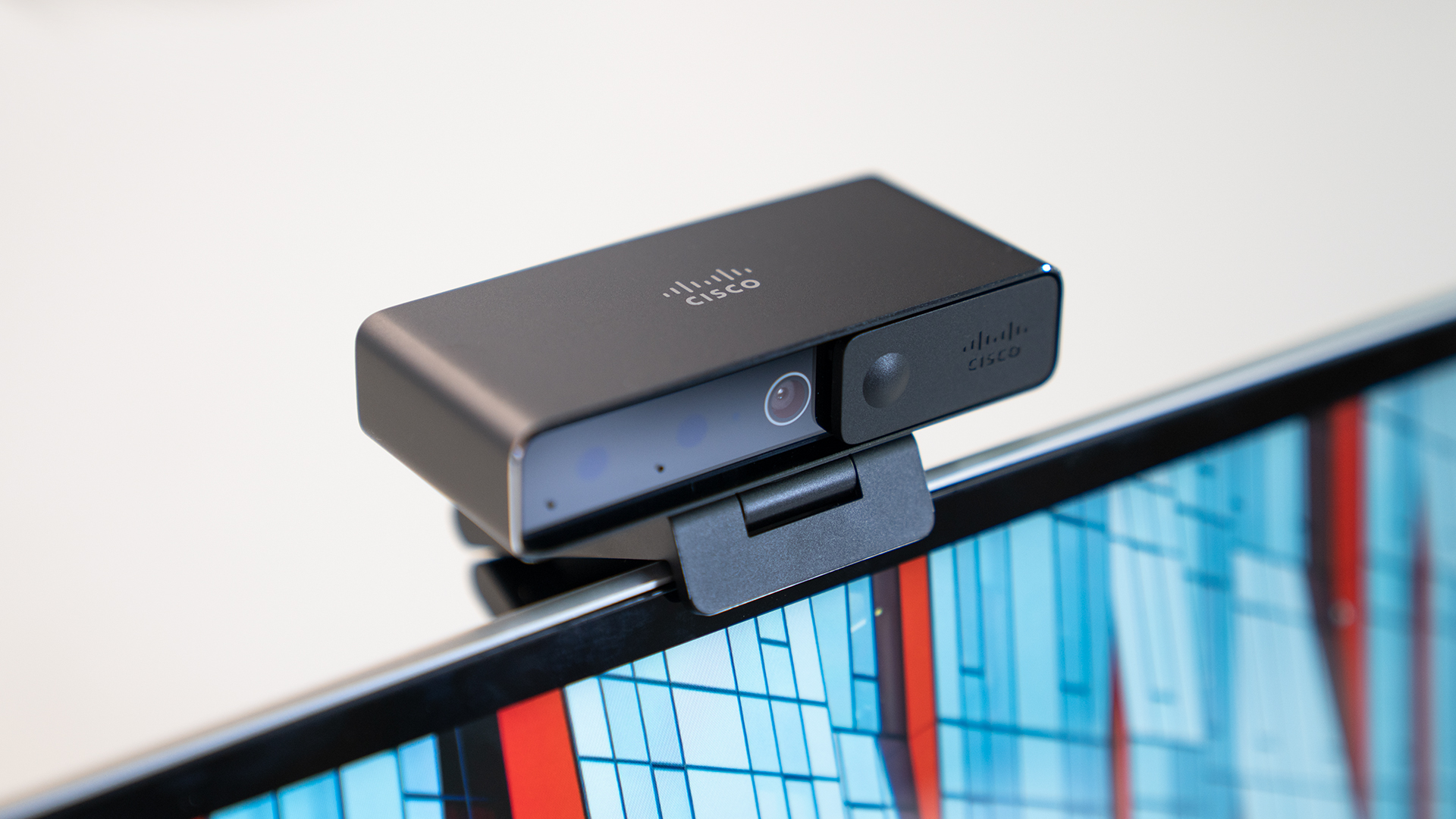 4K超清视频会议，支持自动对焦，思科Webex网络摄像头开箱