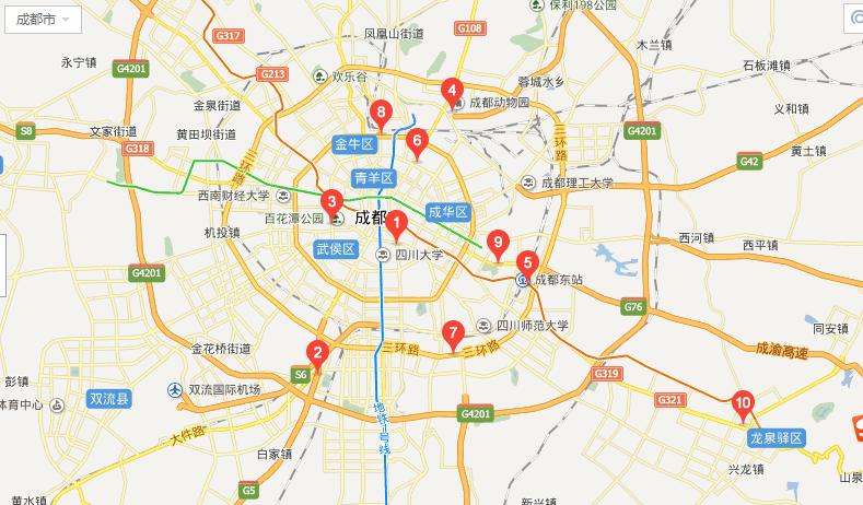 成都原来的老汽车站在哪里,成都各大汽车站