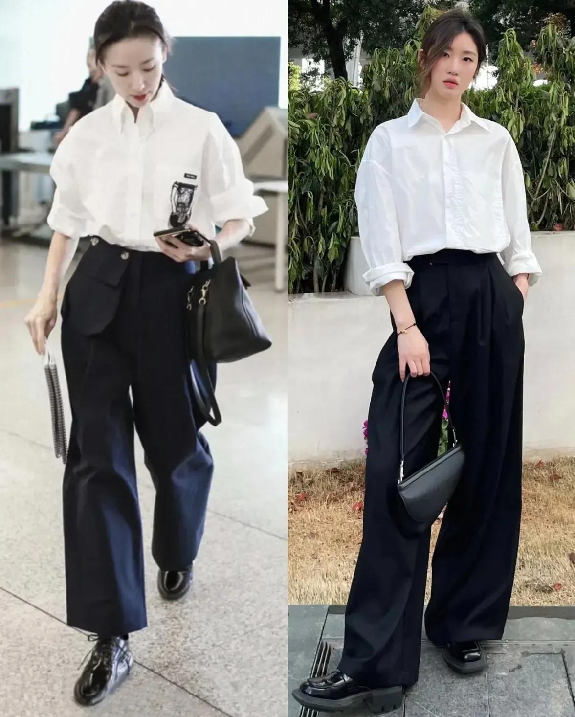 白衬衫到底怎么穿才不老气,白衬衫怎样穿出来时髦感