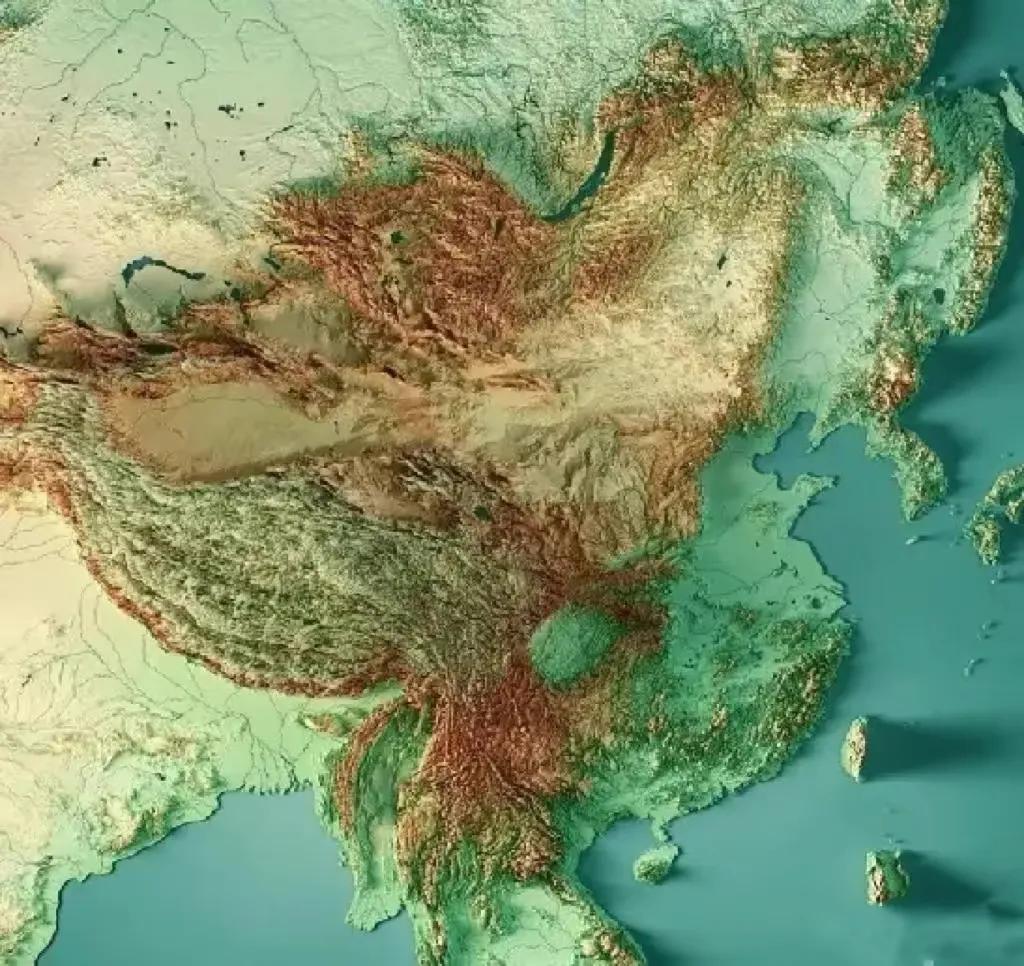 中国立体地形图多少钱,中国立体地形图软件