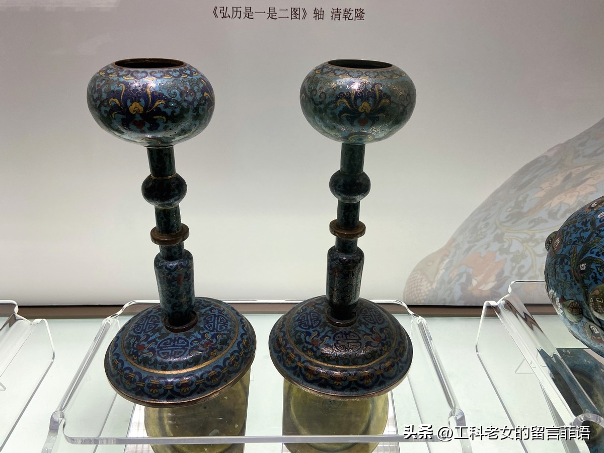 清代景泰蓝花卉瓶底款大全,北京观复博物馆景泰蓝工艺画