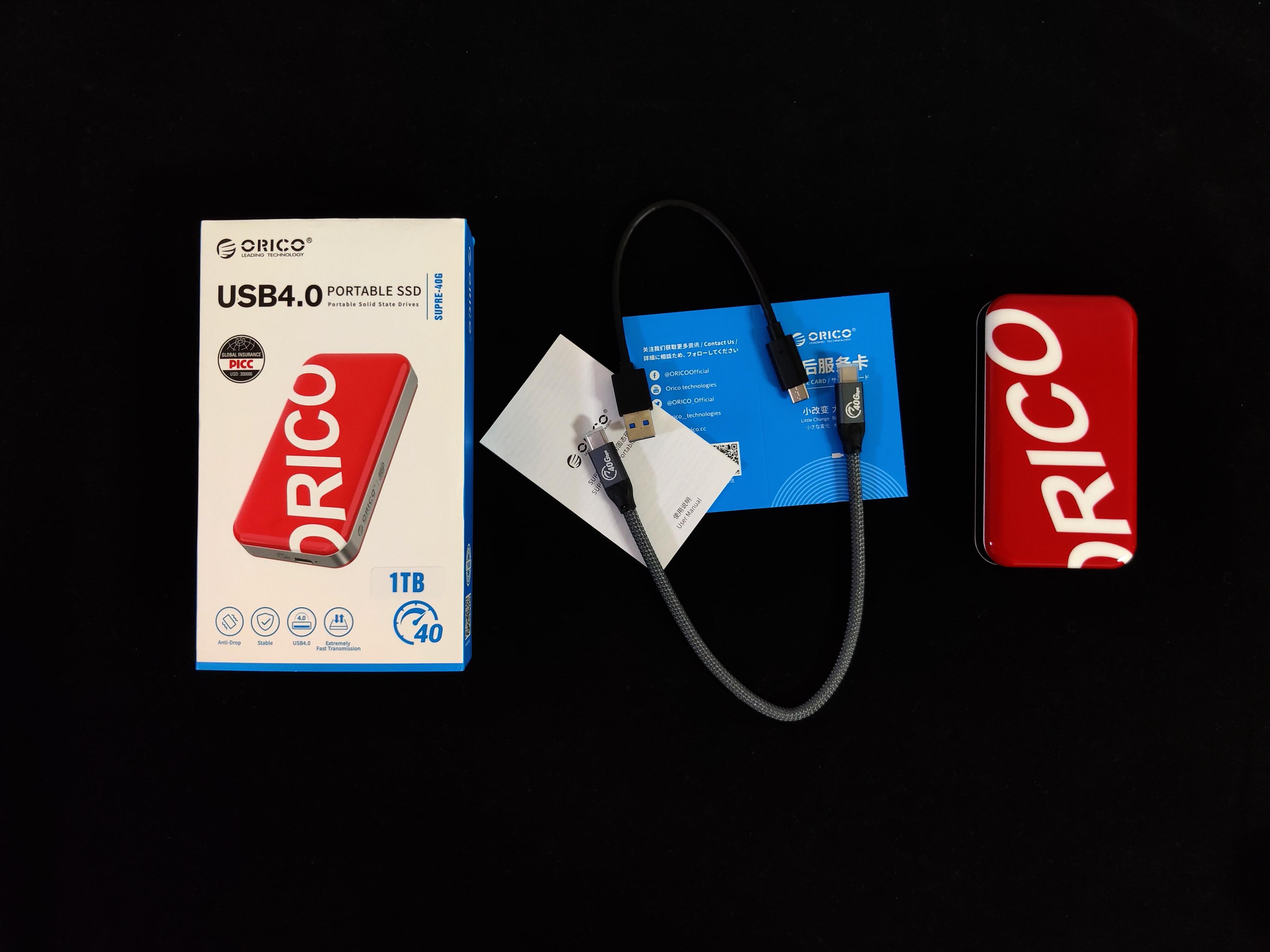 解决存储容量与传输速度焦虑——ORICOSUPRE-40G移动固态硬盘体验
