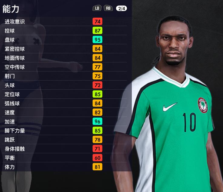 进击的黑珍珠，尼日利亚疯狂的元老们重返实况足球2021，回忆杀！