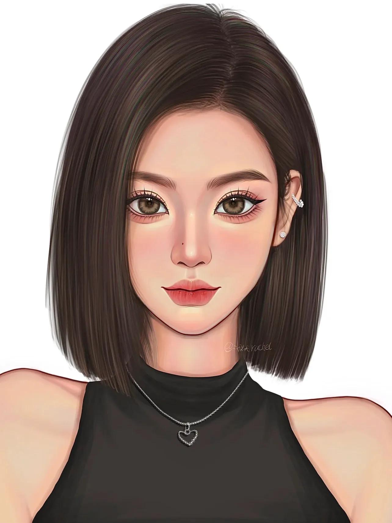 女生短发头像高冷霸气,女生短发头像冷酷帅气