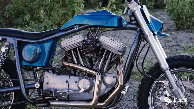 定制|来自望加锡的小怪兽哈雷XL1200Tracker欣赏