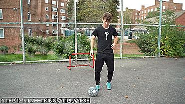 花式足球空中转圈技巧,简单实用的足球花式技巧