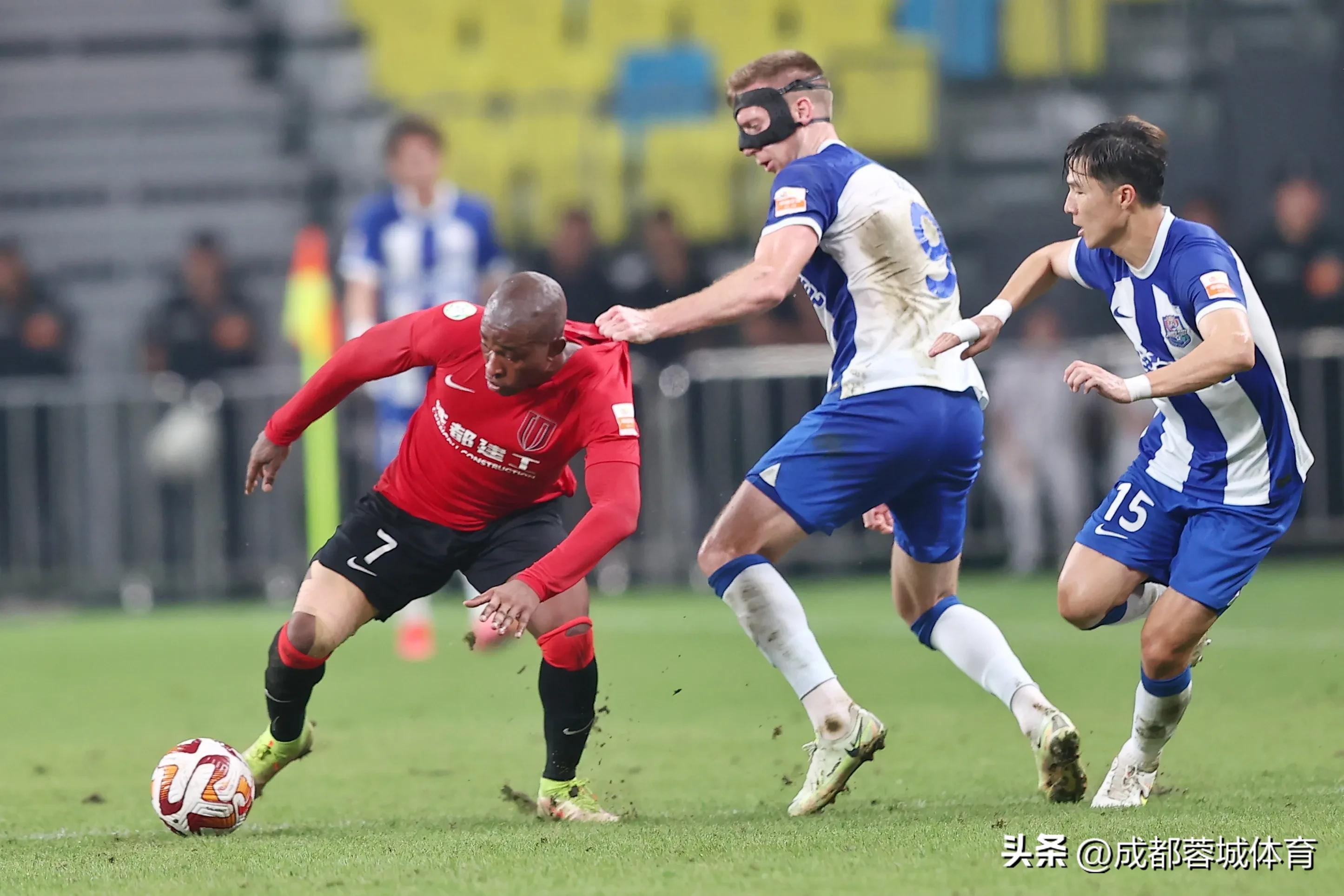 26轮不败成都蓉城与天津津门虎握手言和