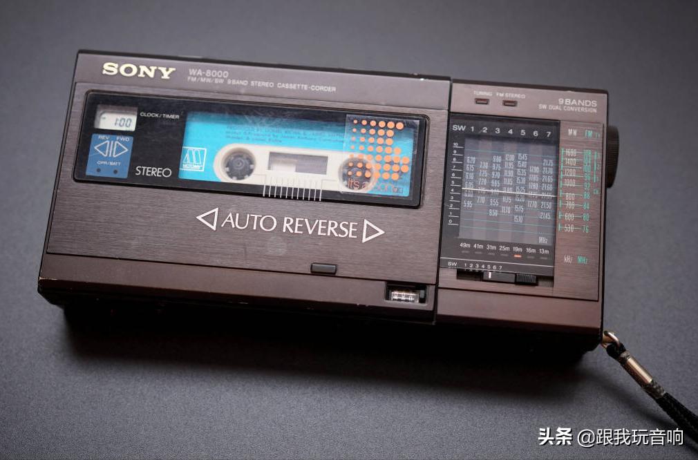 SONYWA-8000收录机FM/SW/MW9波段随身听小型收录机