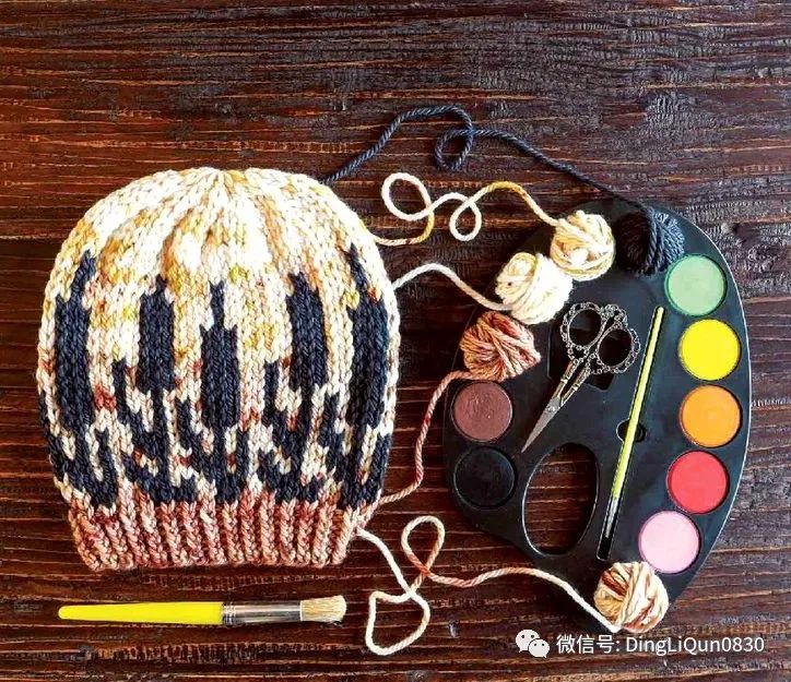 针织帽子设计手稿,针织帽款式设计图