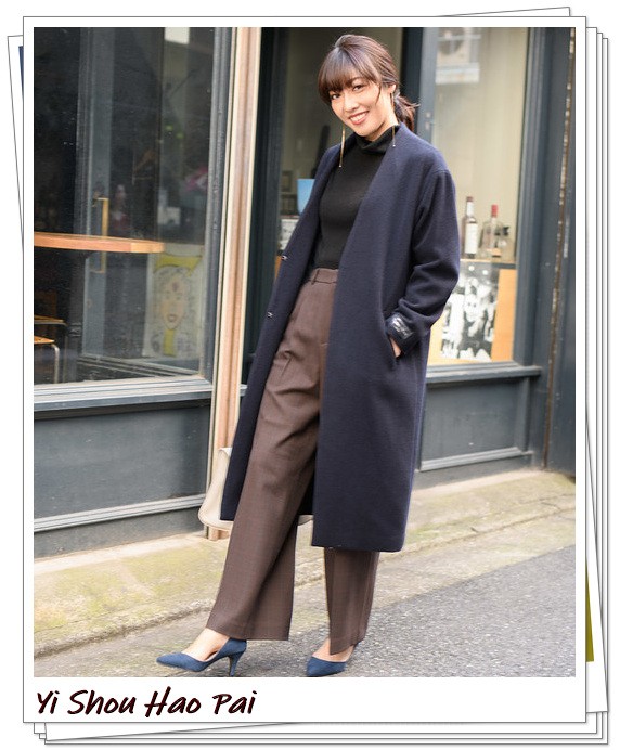 无领大衣如何穿才好看,无领大衣的多种搭配