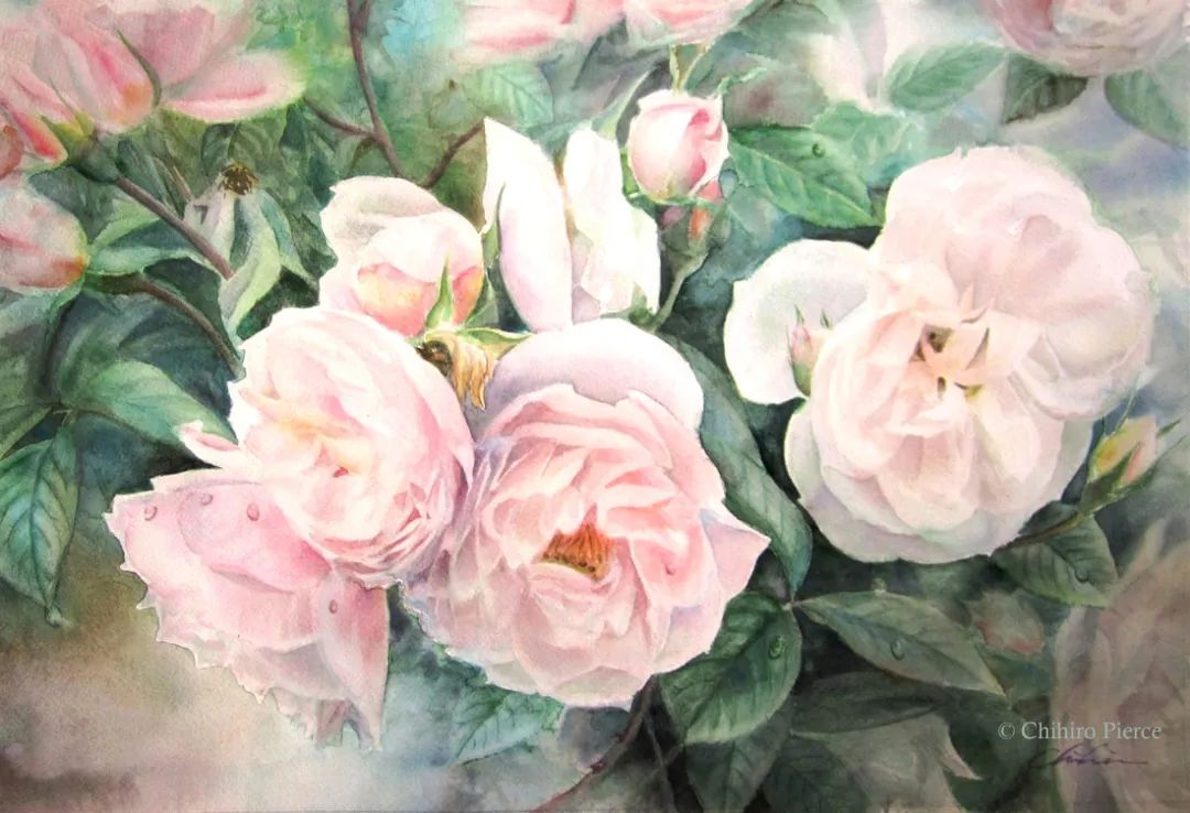 日本美少女工笔画家,日系女画家作品