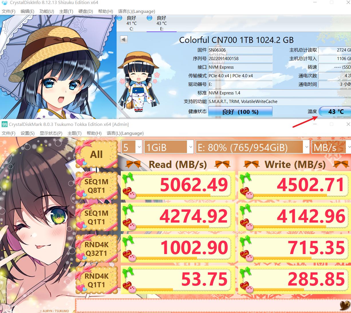 七彩虹cn600m.2固态硬盘评测,联芸主控性能