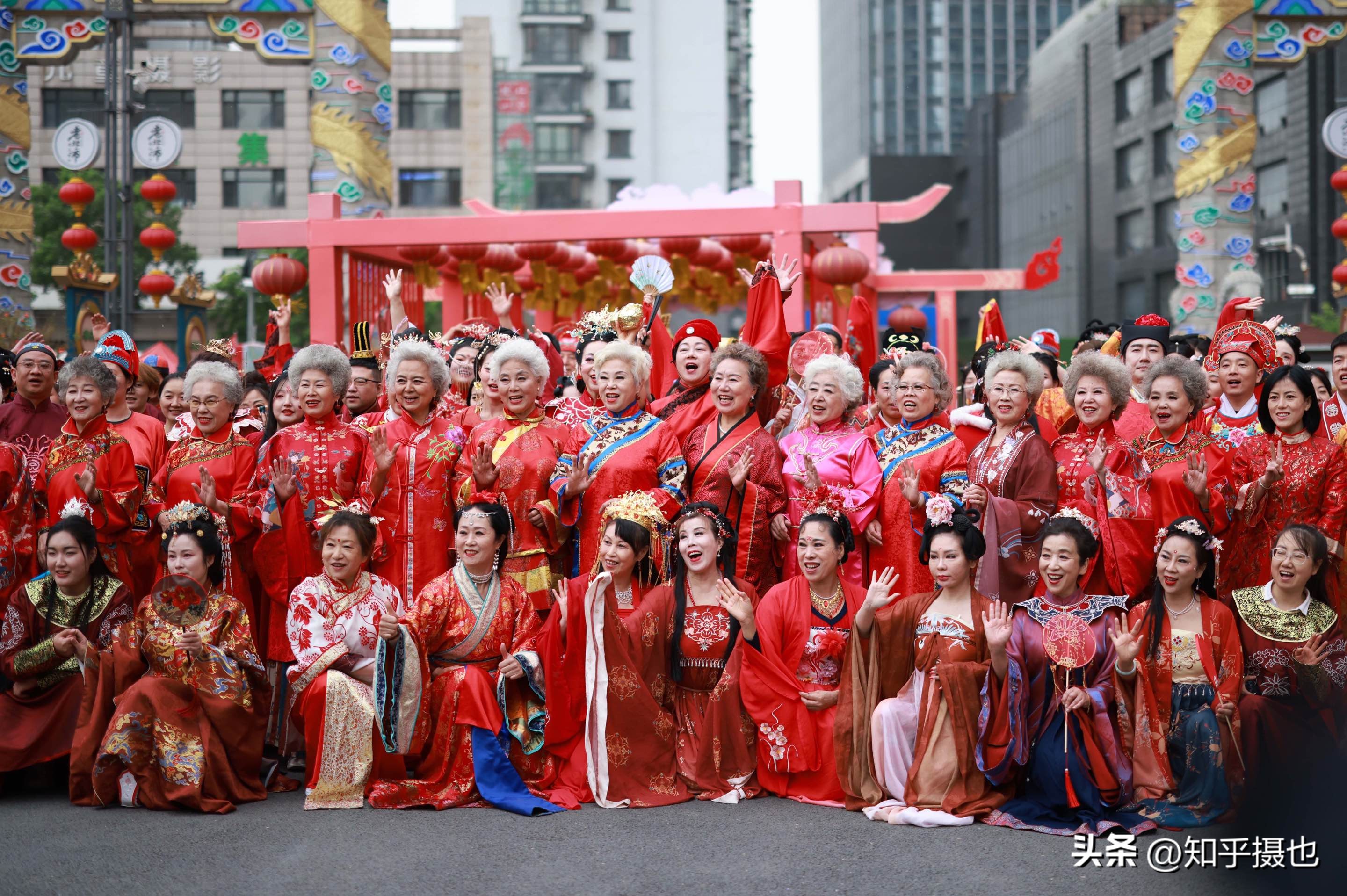 沈阳千年古城集体婚礼,沈阳国风集体婚礼