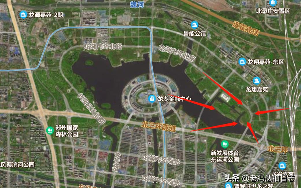 北龙湖以北的房子为什么那么贵,北龙湖一路之隔