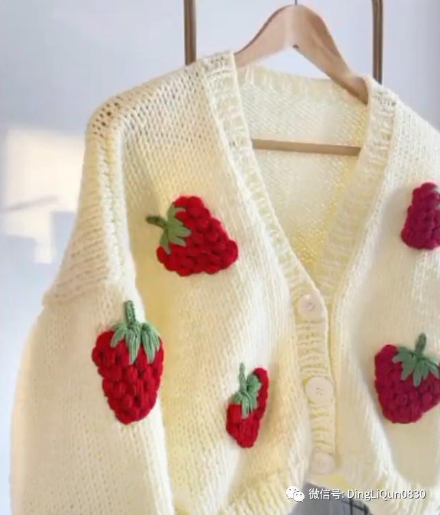 「针织作品」漂亮的祖母格图案夹克2022精品系列