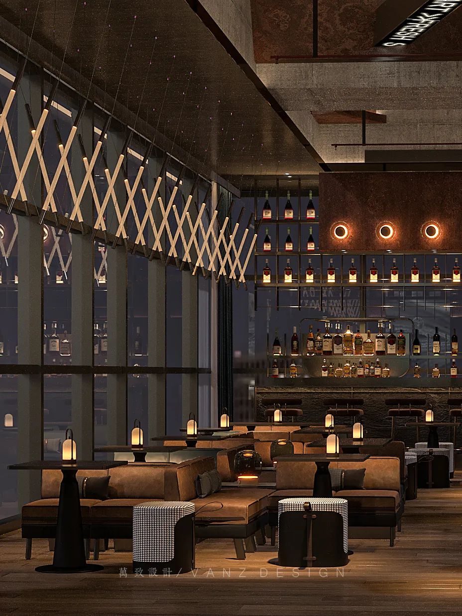 116㎡清吧娱乐餐饮设计-增强空间的体验