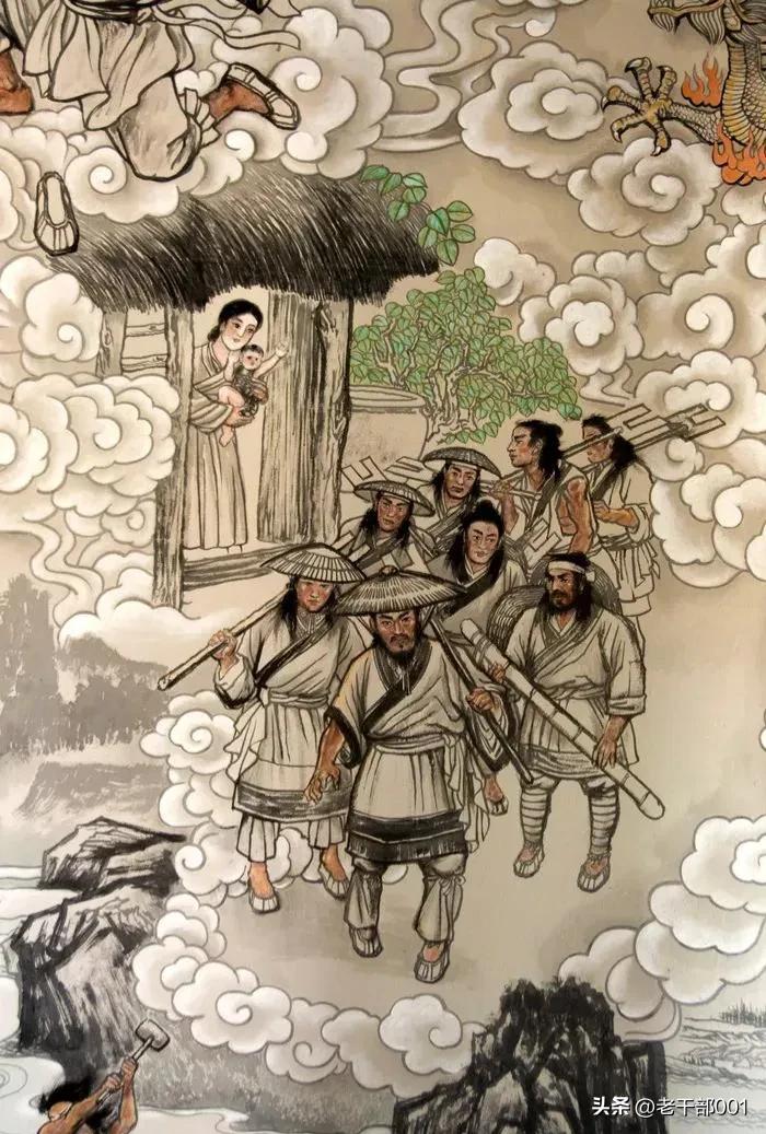 民间故事大禹治水图片,民间故事大禹治水全文