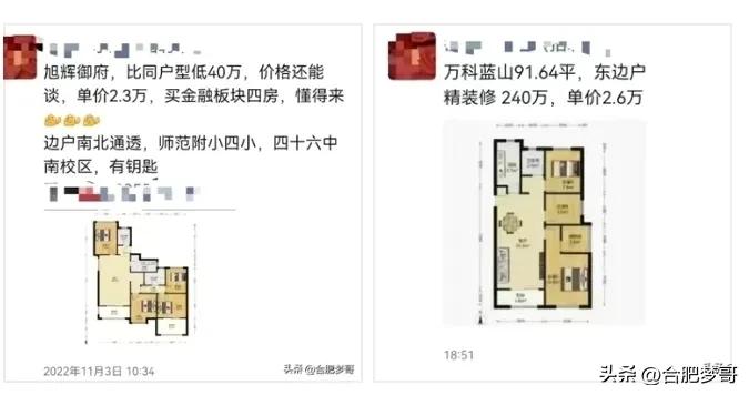 滨湖二手房降价最厉害的小区,合肥二手房降价最多的几个小区