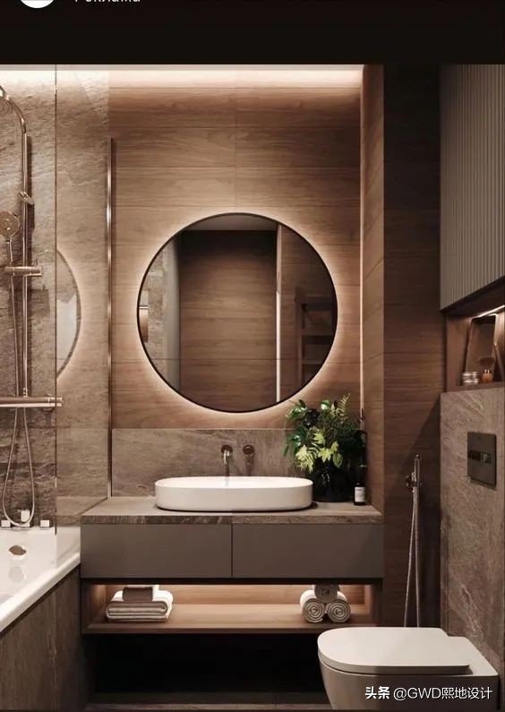 最美卫生间装修效果图,2021最火卫生间设计效果图