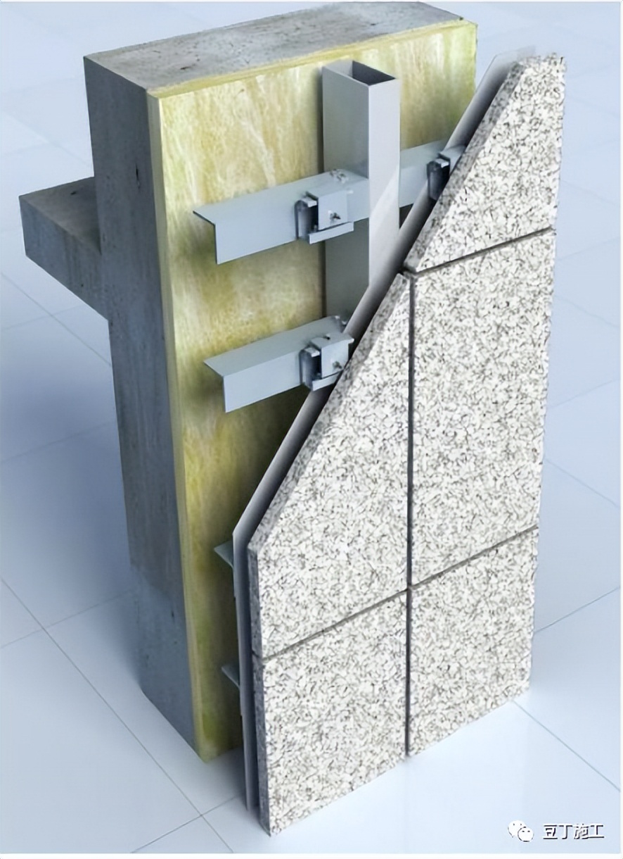 石材幕墙岩棉保温施工工艺,最详细玻璃幕墙施工工艺讲解