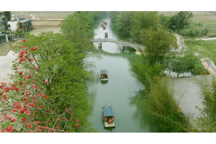 明仕田园风景区国庆节风景,广西明仕田园之旅