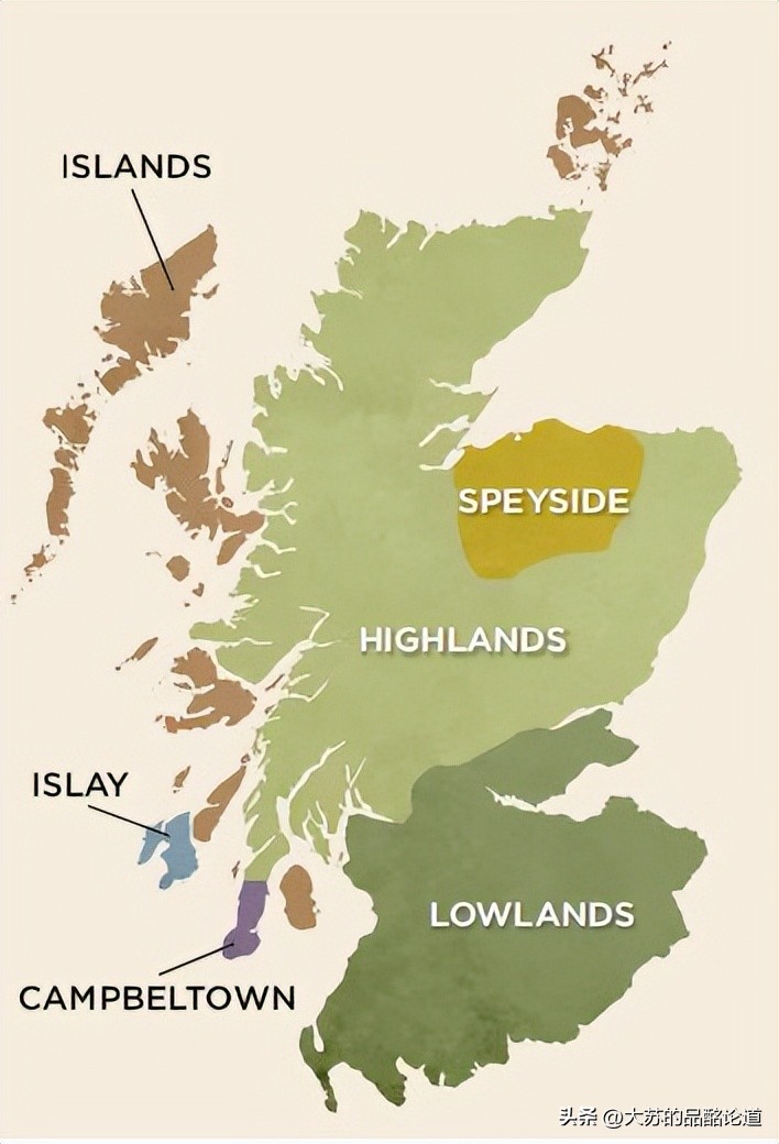 苏格兰威士忌各产区代表酒厂,苏格兰威士忌高地产区有多少酒厂