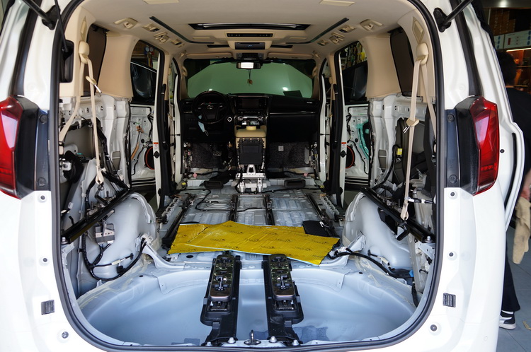 丰田埃尔法做隔音多少钱,济宁丰田埃尔法全车隔音降噪