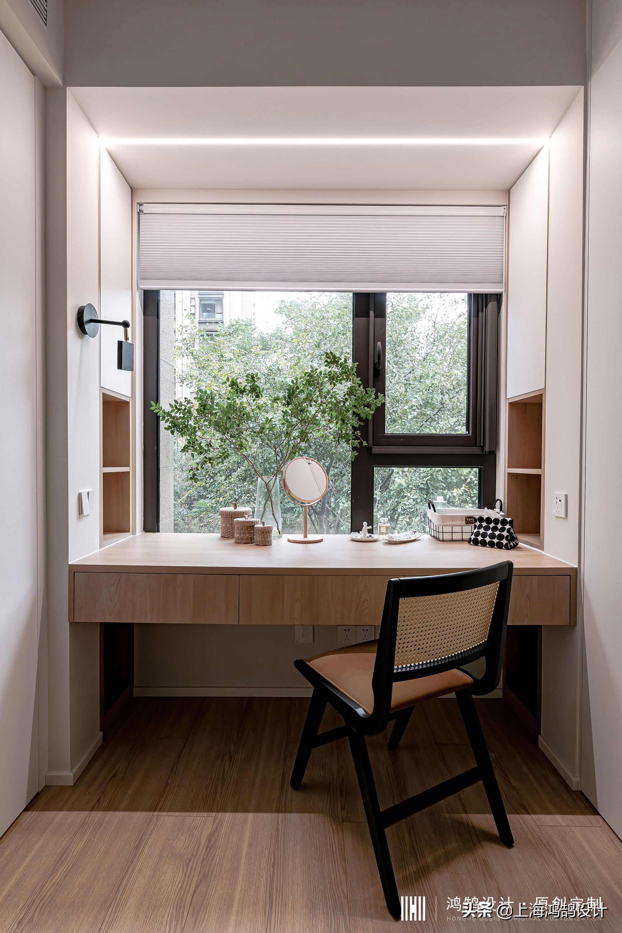 原木轻奢风格样板房,小户型原木风格样板间