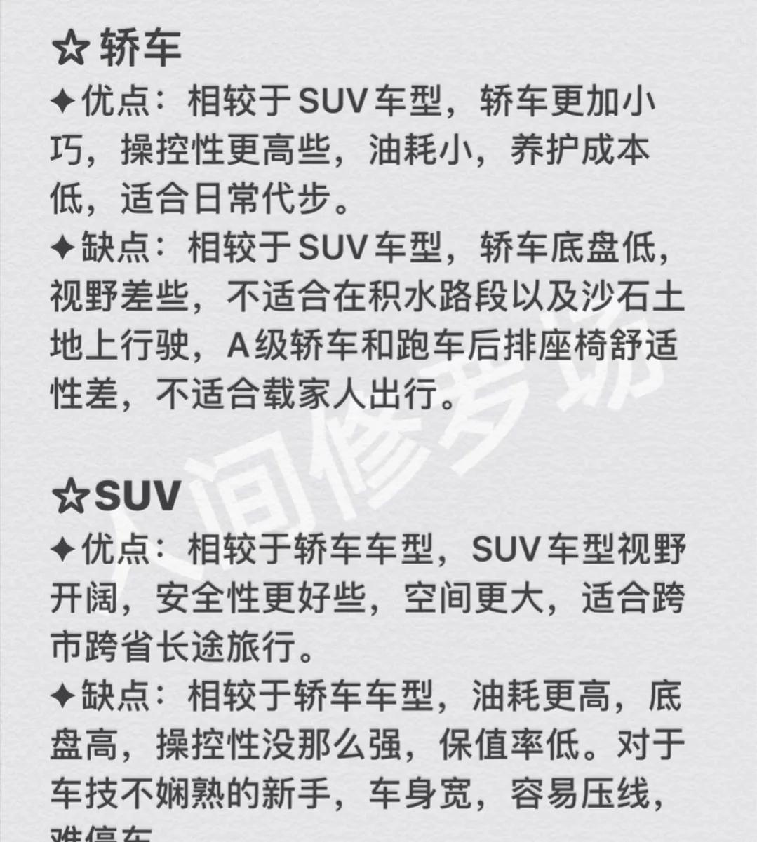 实用汽车必买清单,新手小白比较推荐买的车