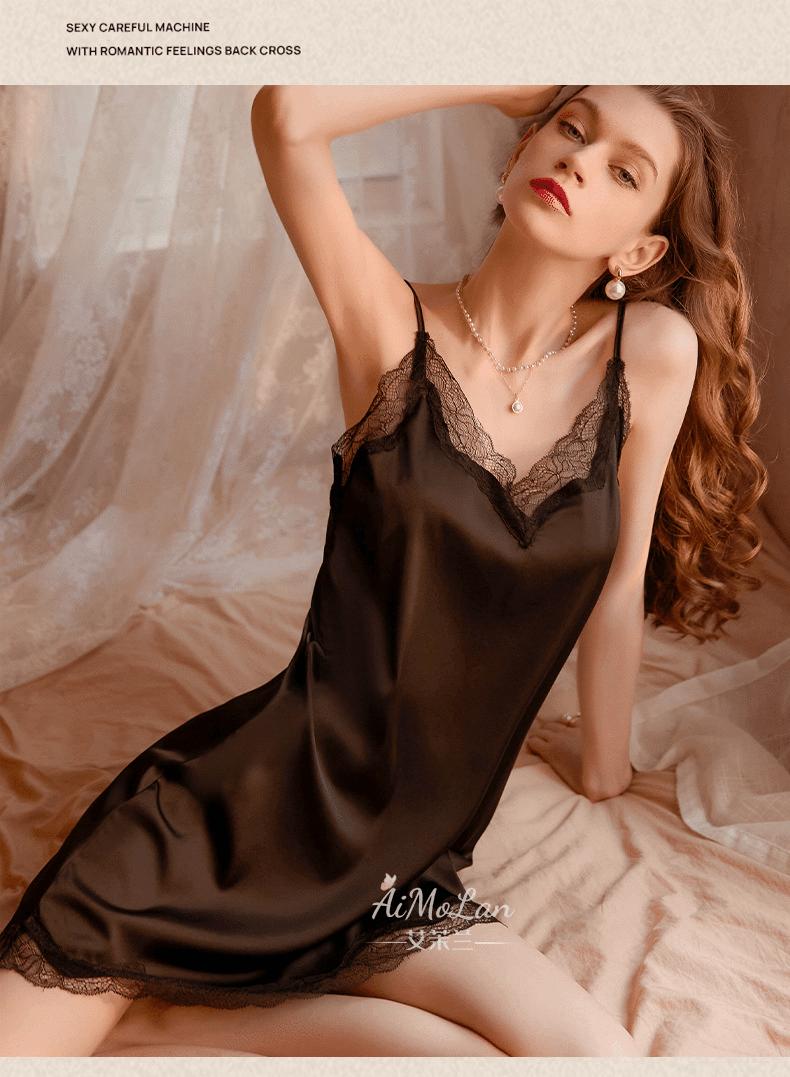 这件“甜骚睡衣”太野了！又软又薄又性感，让另一半把持不住