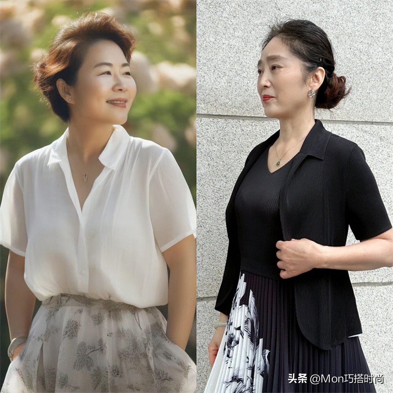 50到60岁女士发型6种脸型不显老,50多岁剪什么发型不显老