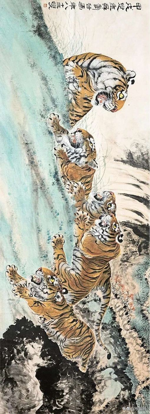 中国历代国画家传奇作品图片欣赏,六骏图国画高清大全