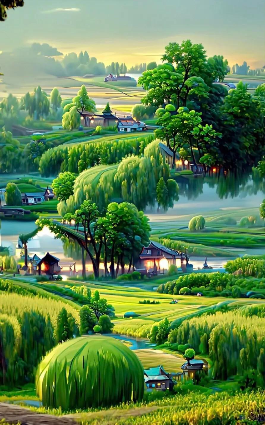 描写乡村田园风景的诗有哪些,关于描写山水田园风光的诗词短句