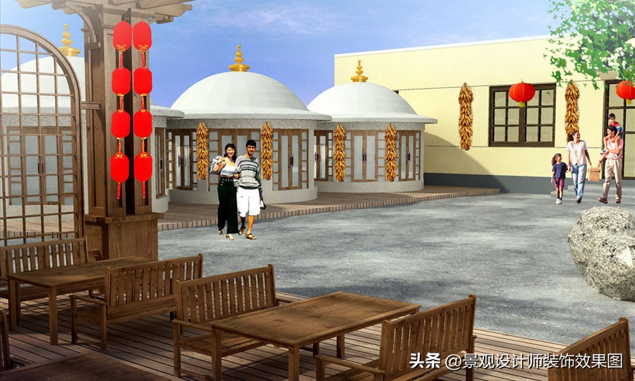 农家乐设计田园风,农家乐饭店设计案例效果图