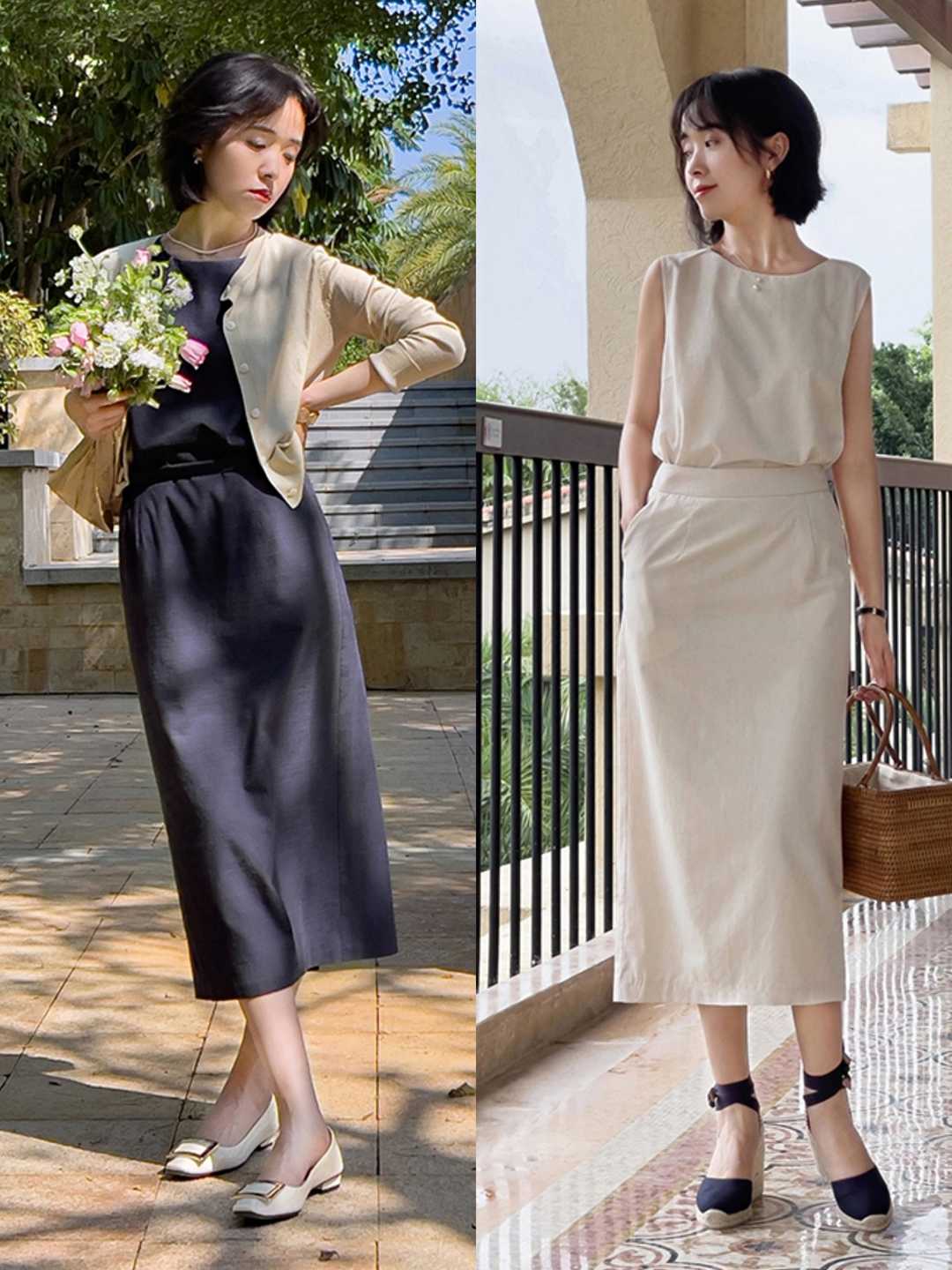 158cm小个子博主裤子穿搭,小个子150穿搭博主微胖半截裤