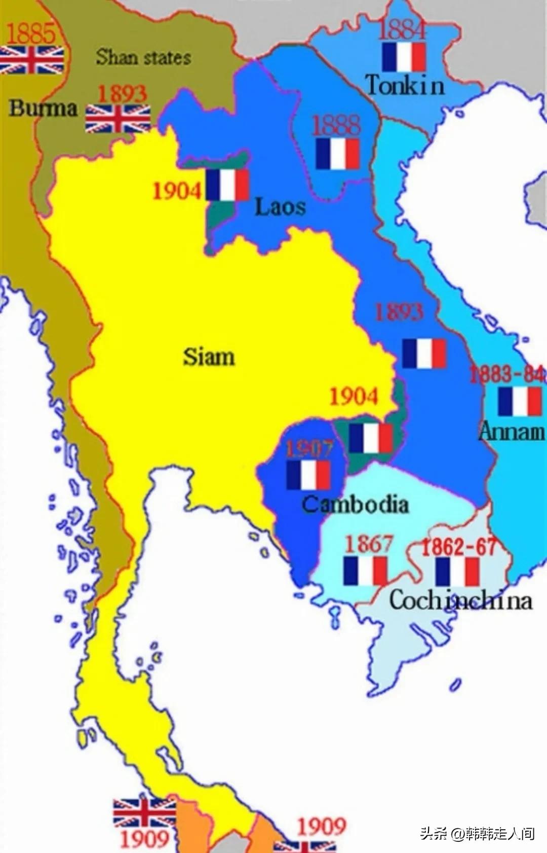 强盛时期的法兰西帝国,欧洲四大殖民帝国