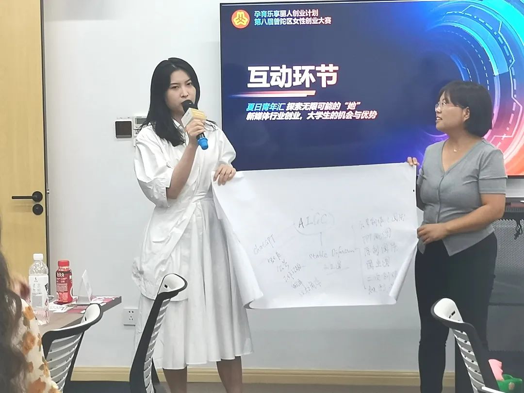 探索无限可能的“她”——孕育乐享女大学生创业沙龙活动火热举行