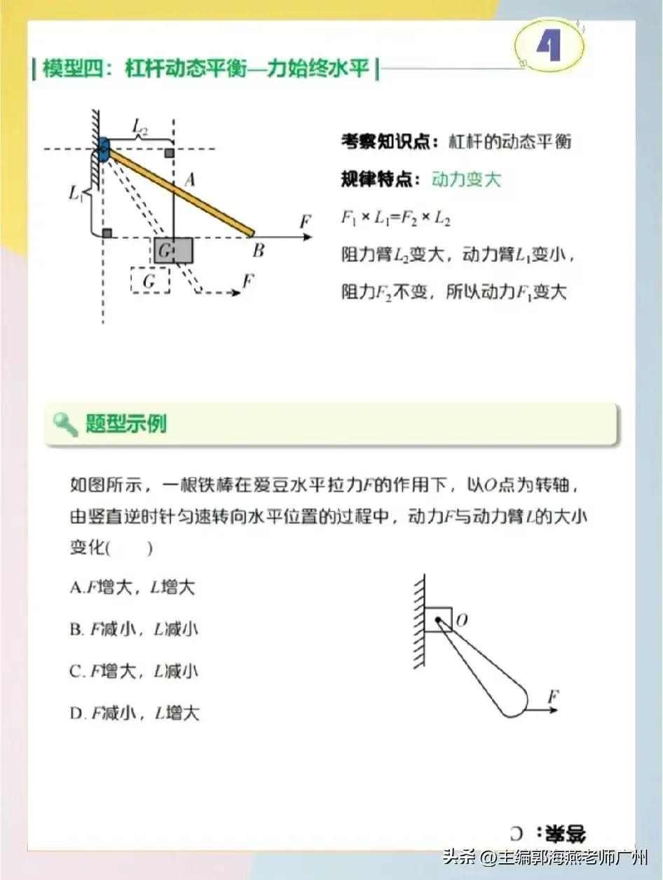 简单机械讲解,简单机械经典题型