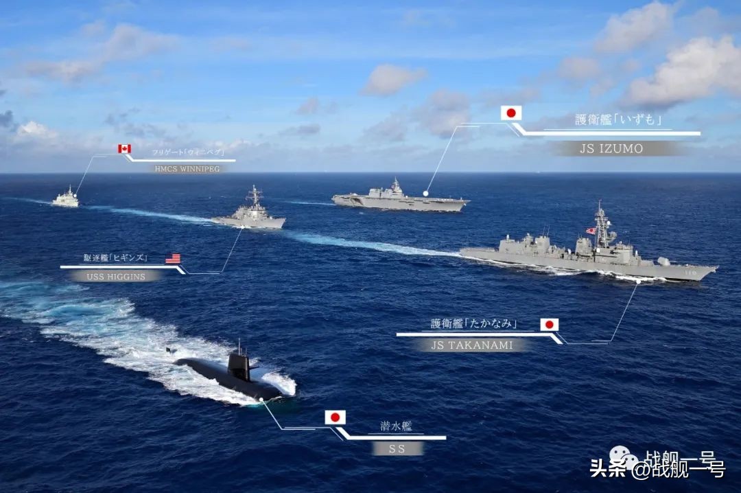 日本海上自卫队出云号航母图片,日本出云级航母未来作战运用