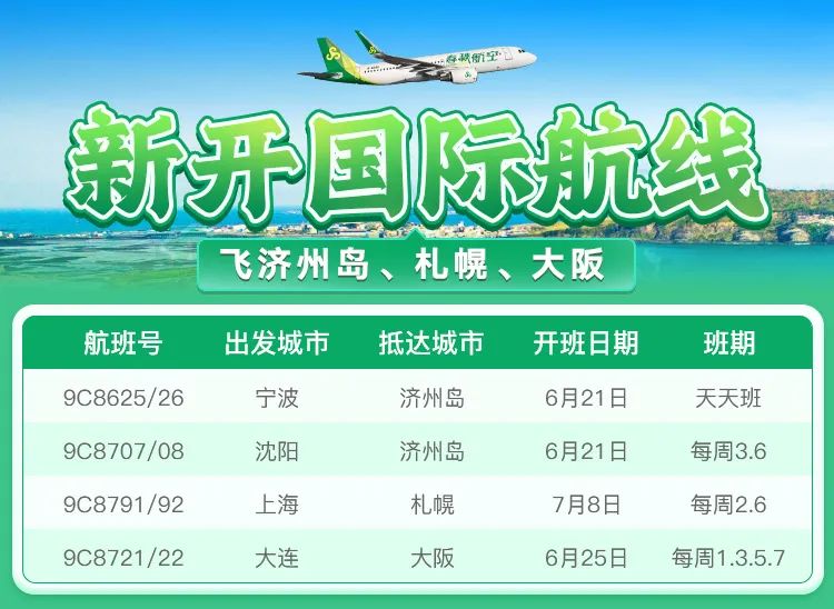 6月份各航空公司航班最新通知,最新七月各航司国际航线恢复总览
