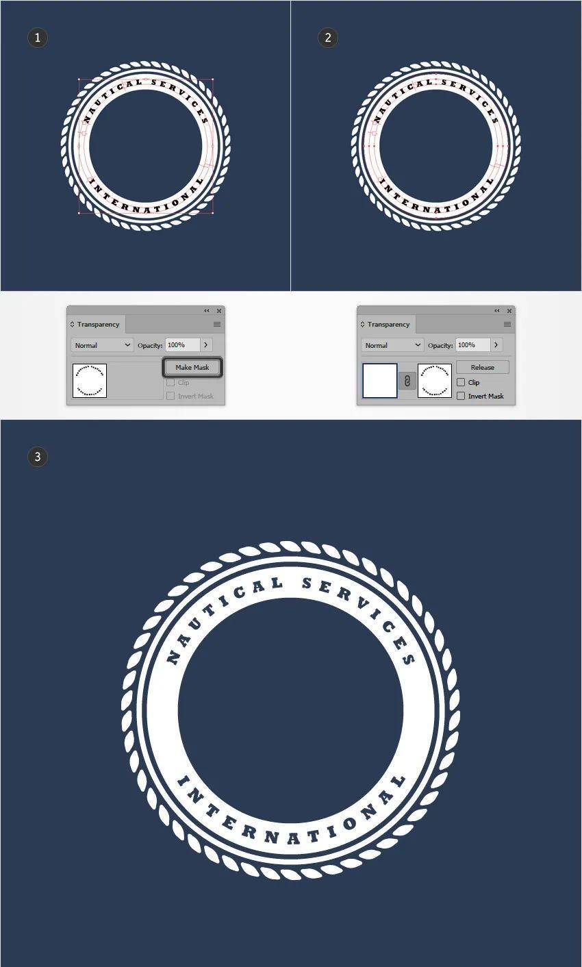 航海主题徽标,航海公司的徽标