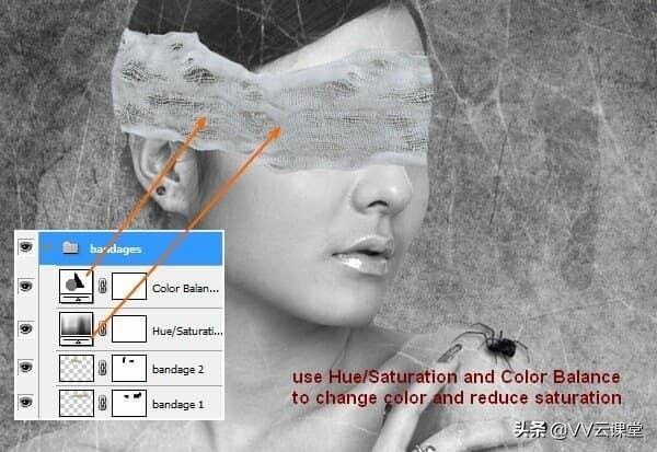 “痛苦”-创建这个怪异的抽象照片处理，百航之星vv云课堂教程