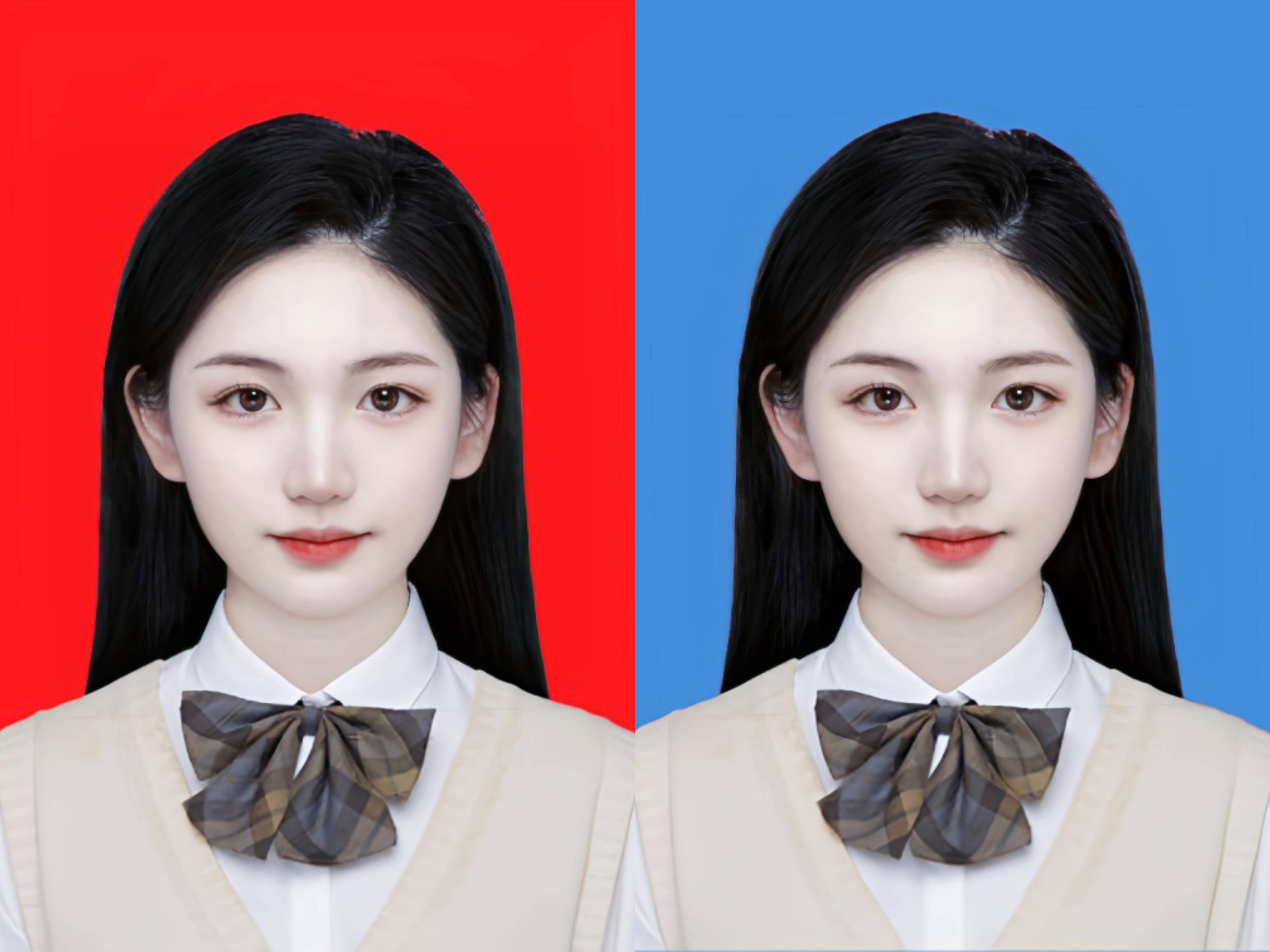 证件照换底色最简单方法免费,手机美图秀秀证件照换底色