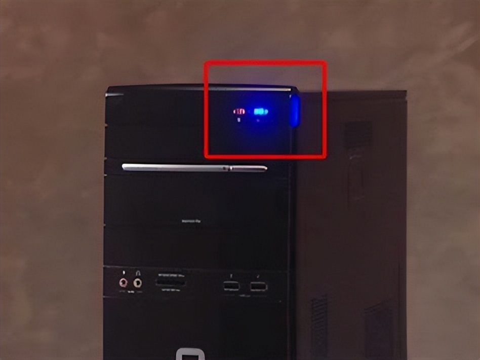 电脑主机指示灯一闪一灭打不开,电脑主机按钮一闪一闪是什么原因