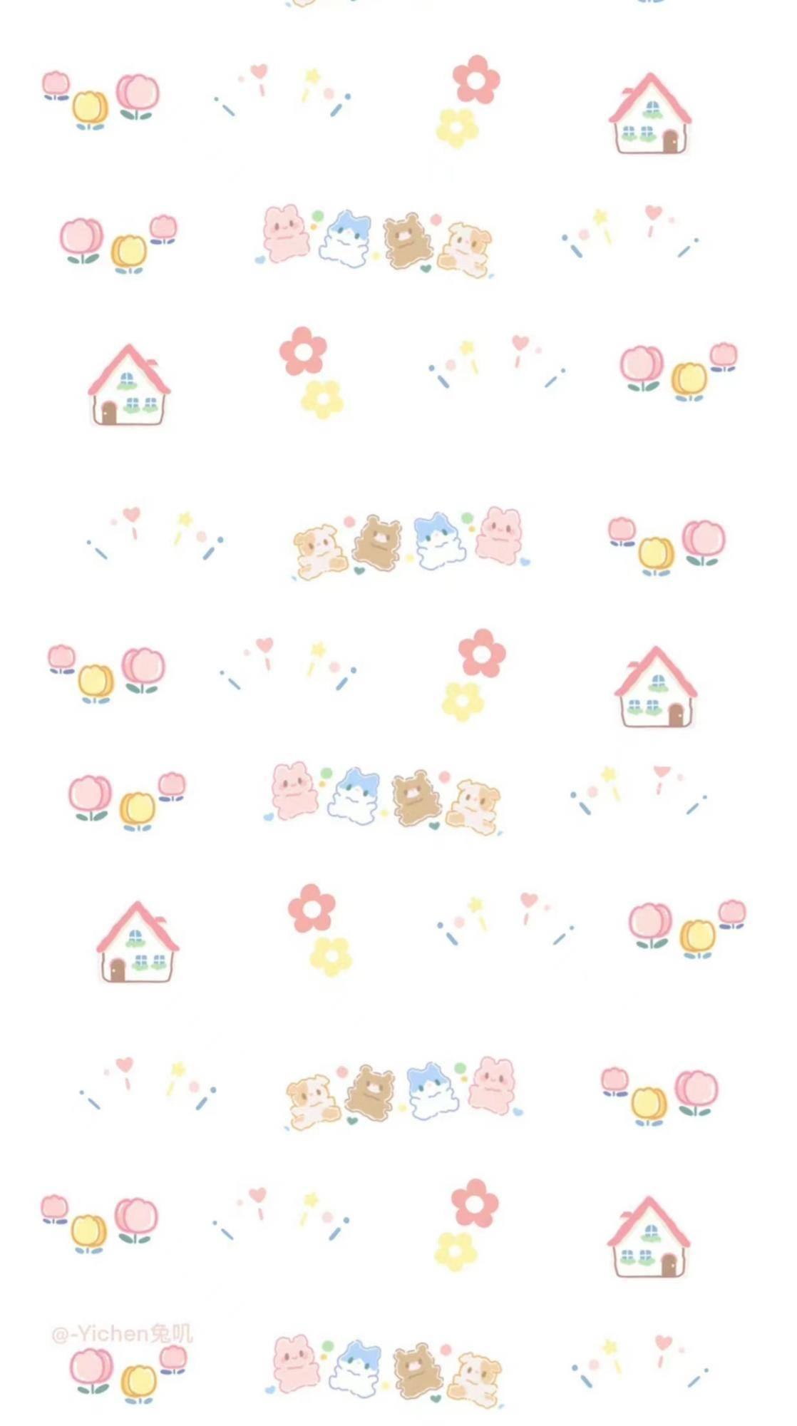 聊天万能回复背景图超清微信,微信聊天背景图卡通可爱简约