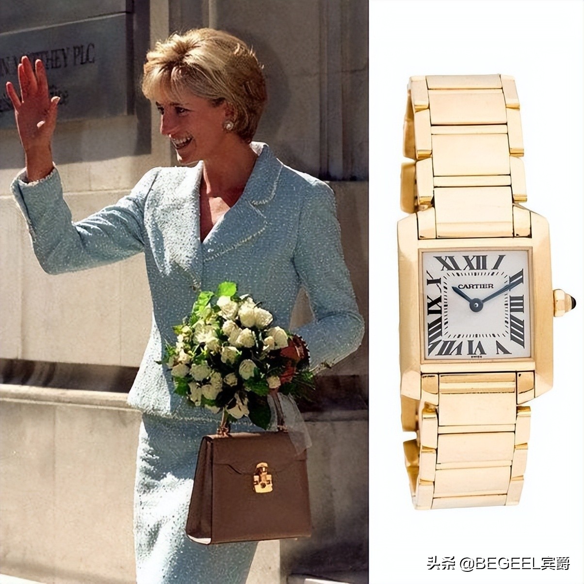 戴安娜王妃戴的手表,戴安娜王妃同款手表